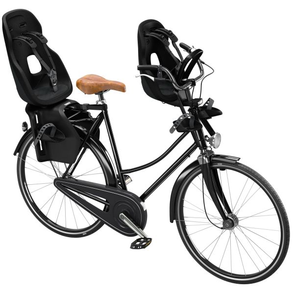 Thule Yepp Nexxt 2 Maxi achterzitje voor fiets, bevestiging voor drager zichtbaar op de afbeelding.