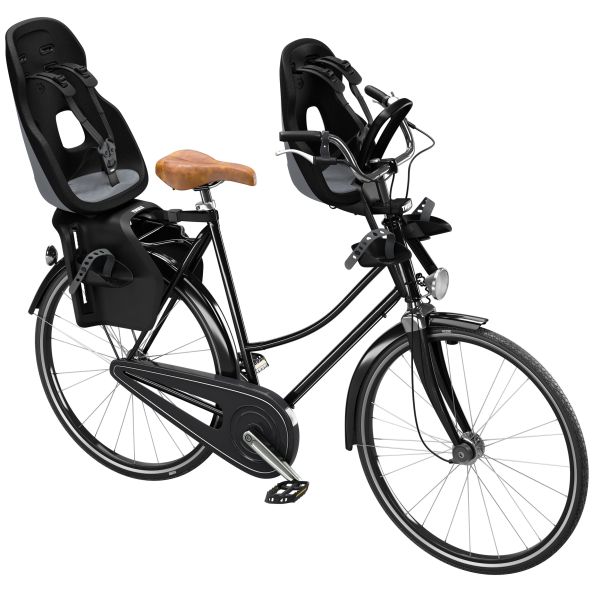 Thule Yepp Nexxt 2 Maxi achterzitje voor fiets met dragerbevestiging, veilig en comfortabel voor kinderen.