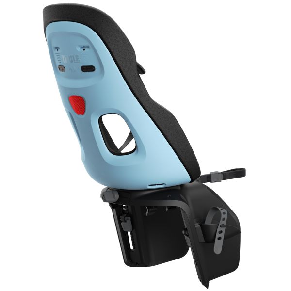 Fietsstoel achter Thule Yepp Nexxt 2 Maxi bevestiging voor achterop de fiets, geschikt voor kinderzitje, zichtbaar op afbeelding