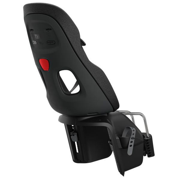 Thule Yepp Nexxt 2 Maxi kinderzitje achter voor framebevestiging, geschikt voor veilige fietsritten met kinderen.
