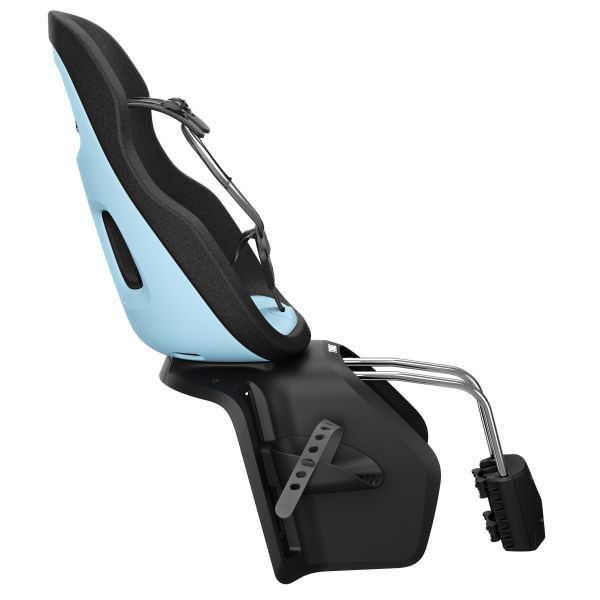 Thule Yepp Nexxt 2 Maxi achterfietsstoeltje voor framebevestiging, geschikt voor kinderzitjes op de fiets, zwart.