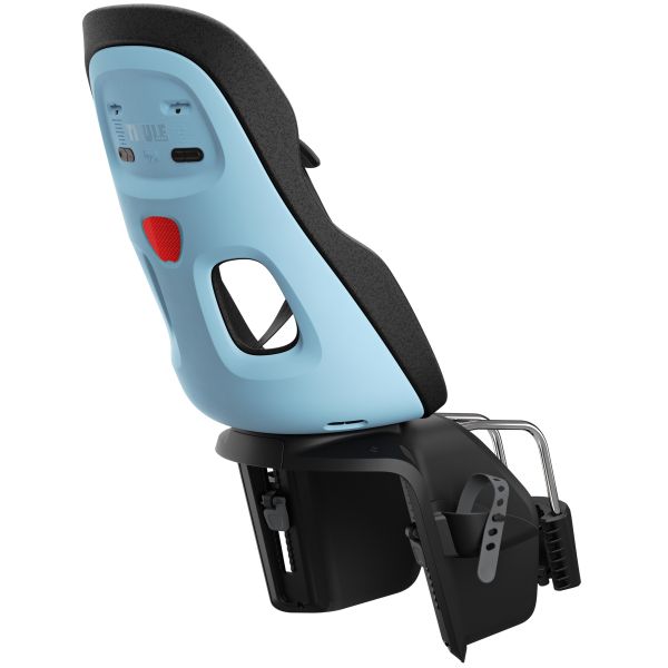 Thule Yepp Nexxt 2 Maxi achterzitje voor fietsframebevestiging, geschikt voor kinderen, zwart met bevestigingsmechanisme