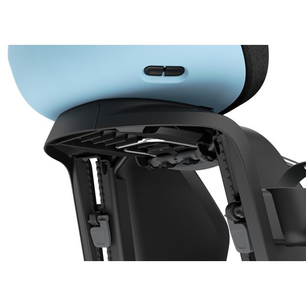 Thule Yepp Nexxt 2 Maxi kinderfietsstoel achter voor framebevestiging, geschikt voor veilige kinderenop de fiets.