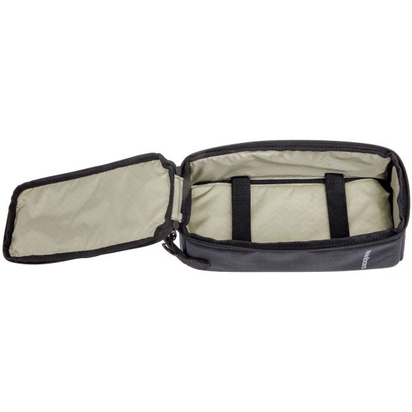 Zwarte New Looxs Sport Trunkbag Lock Mik 2.0 bagagedragertas met 4,5 liter capaciteit, zichtbaar op de afbeelding.