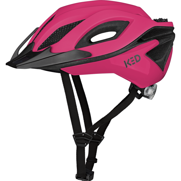 Ked Spiri II Trend fietshelm K-Fit met geïntegreerd LED-achterlicht en comfortabele pasvorm, geschikt voor veilig fietsen.