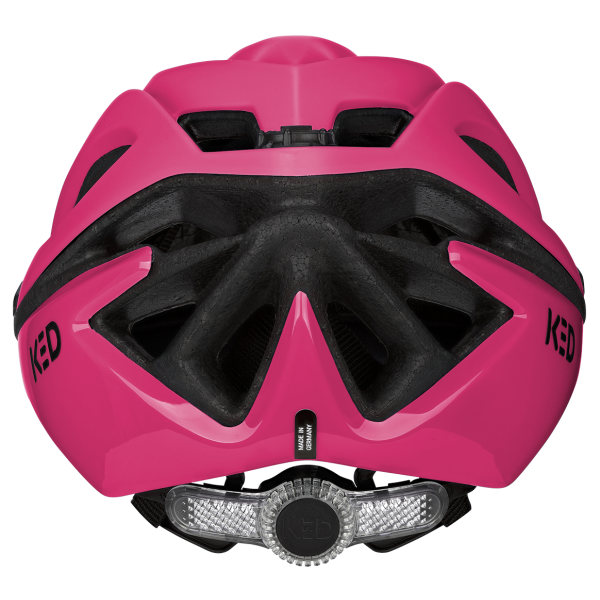 Ked Spiri II Trend fietshelm met K-Fit pasvorm en geïntegreerd LED-achterlicht, geschikt voor veilig fietsen.