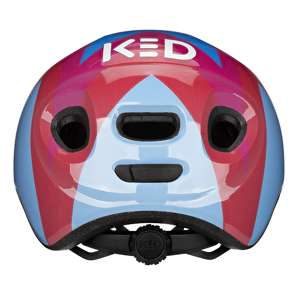 Ked Meggy Spark kinderfietshelm in-mold, gemaakt in Duitsland, met ventilatiegaten en kleurrijk ontwerp voor kinderen
