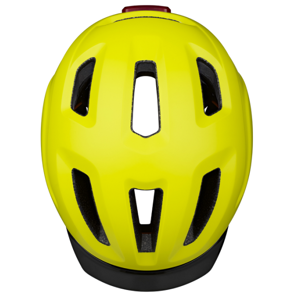 Ked Pedalon E-bike helm met geïntegreerd achterlicht en ventilatieopeningen, zwart en comfortabel voor veilig fietsen.