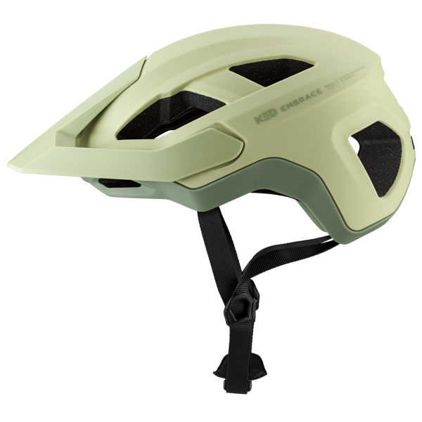 Ked Embrace Mu-1 fietsslothelm met vizier en in-mold constructie, geschikt voor e-bikes, beschermend en comfortabel draagbaar