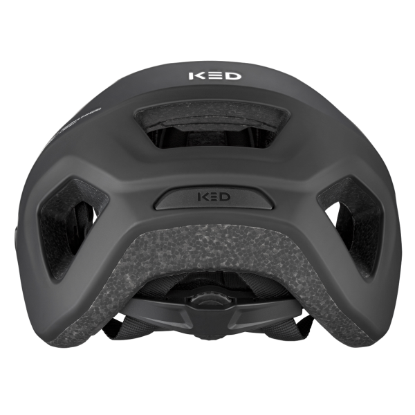 Ked Embrace Jr kinder fietshelm in mold met vizier, geschikt voor hoofdomtrek 52-58 cm, roze en grijze kleuren.