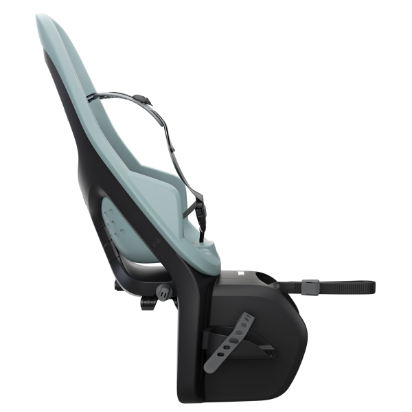 Thule Yepp 2 Maxi achterzitje voor fiets, bevestiging voor bagagedrager, geschikt voor veilig kinderfietsstoeltje.