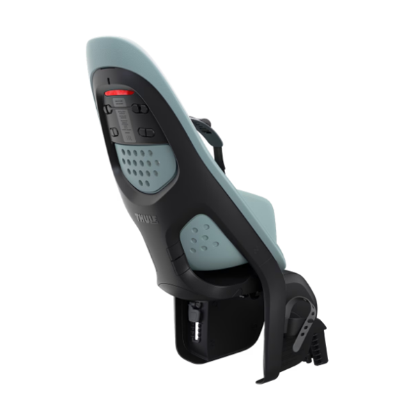 Thule Yepp 2 Maxi achterzitje voor fiets, framebevestiging met quick release, comfortabel kinderfietsstoeltje in zwart