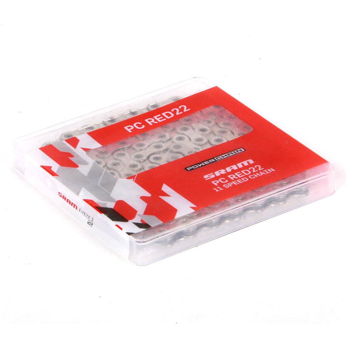 Ketting Sram Pcred 11V 11/128 Hollowpin Zilver 114 Schakels - Le Coq Wielerartikelen