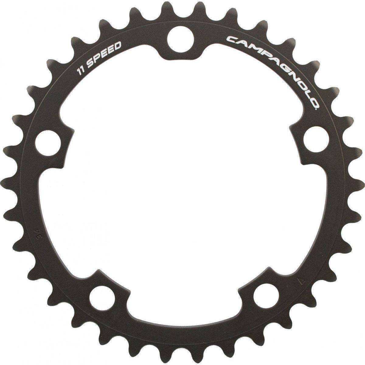 Kettingblad Campagnolo Athena Carbon FC-AT134 Compact 11V 34T Steek 110mm Grijs - Le Coq Wielerartikelen