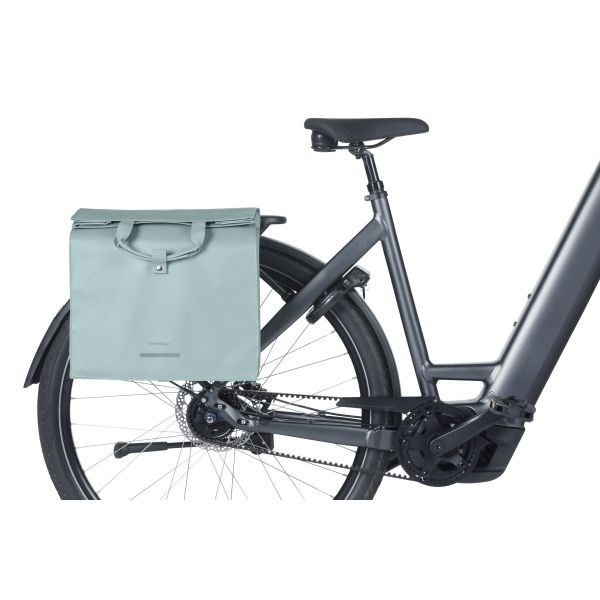Basil Urban Load Pro fietstas enkel, 15-20 liter met MIK hooks, waterbestendige fietstassen voor fietsaccessoires en bagage