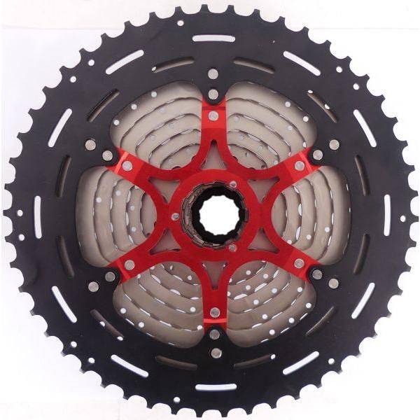 Edge Cassette 12 Speed Csm9012 - Zilver/Zwart - Le Coq Wielerartikelen