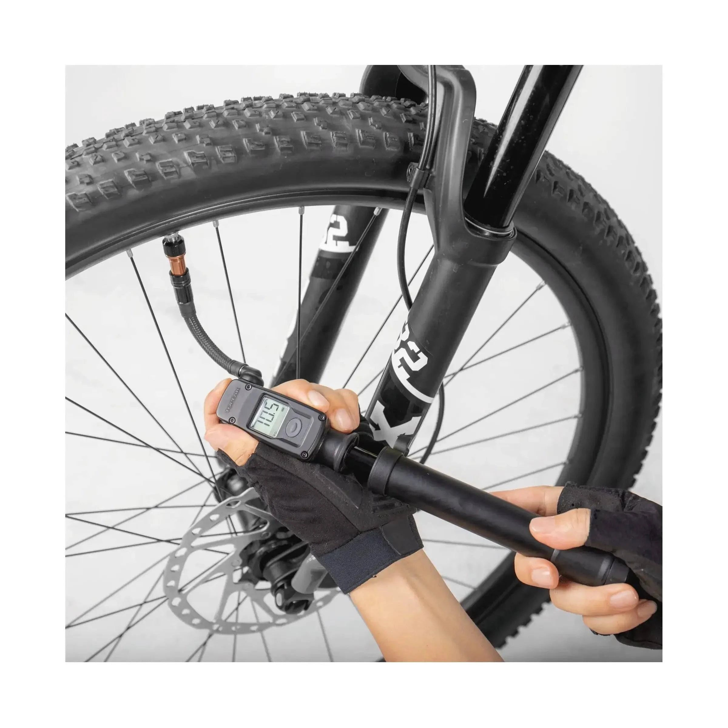 Topeak Minipomp Mountain Digital 2Stage - Le Coq Wielerartikelen