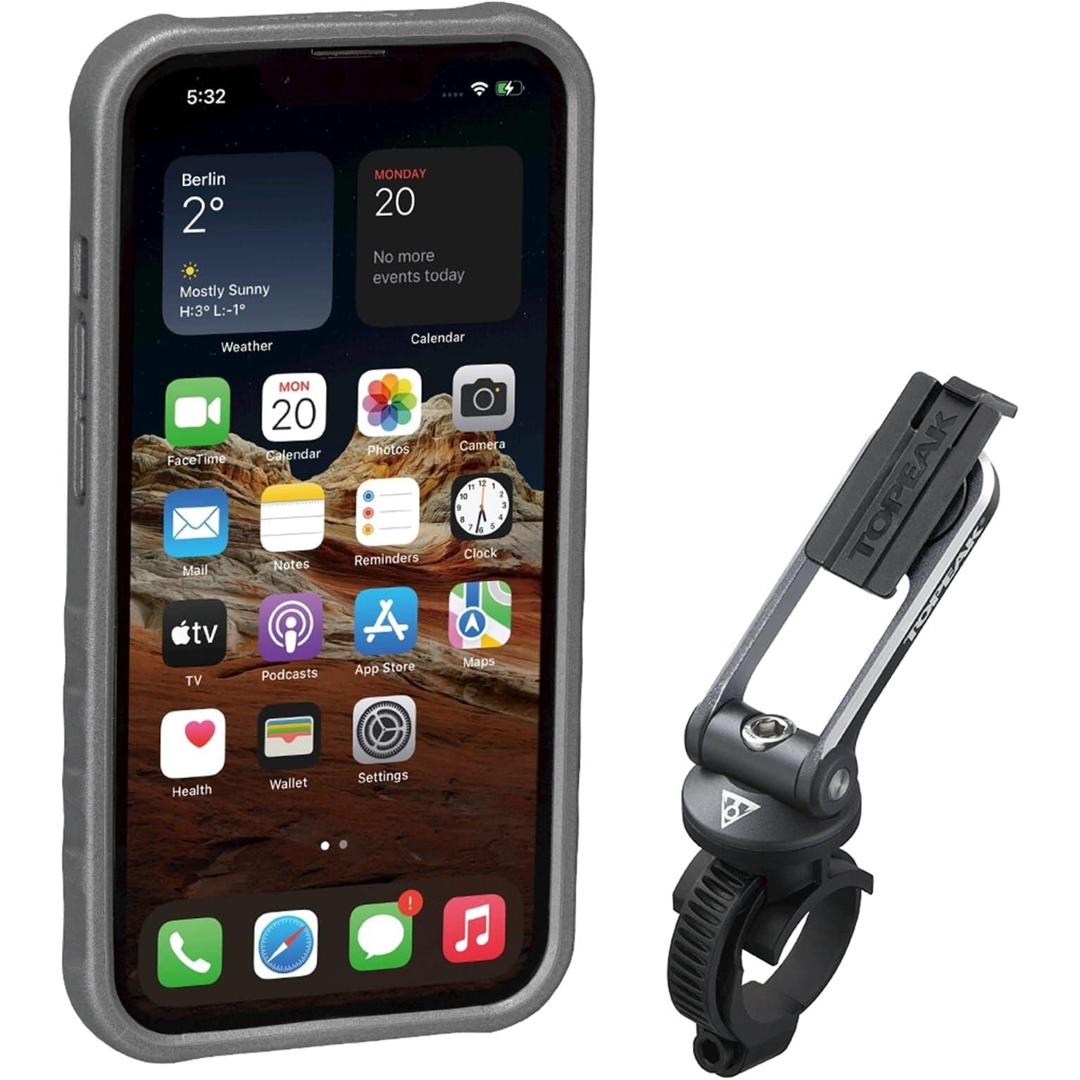 Topeak Ridecase Iphone 13 Incl. Bevestiging - Le Coq Wielerartikelen