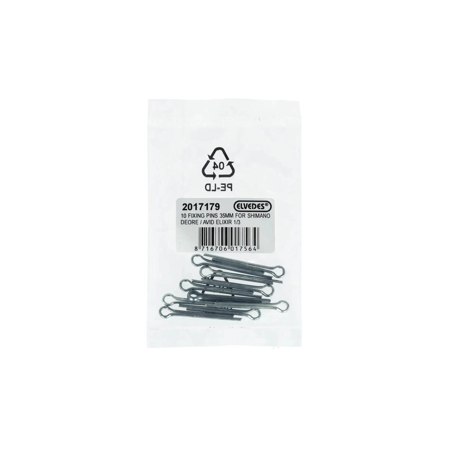 Splitpennen Elvedes 35 Mm Voor Shimano Deore / Avid Elixir 1/3 (10 Stuks) - Le Coq Wielerartikelen