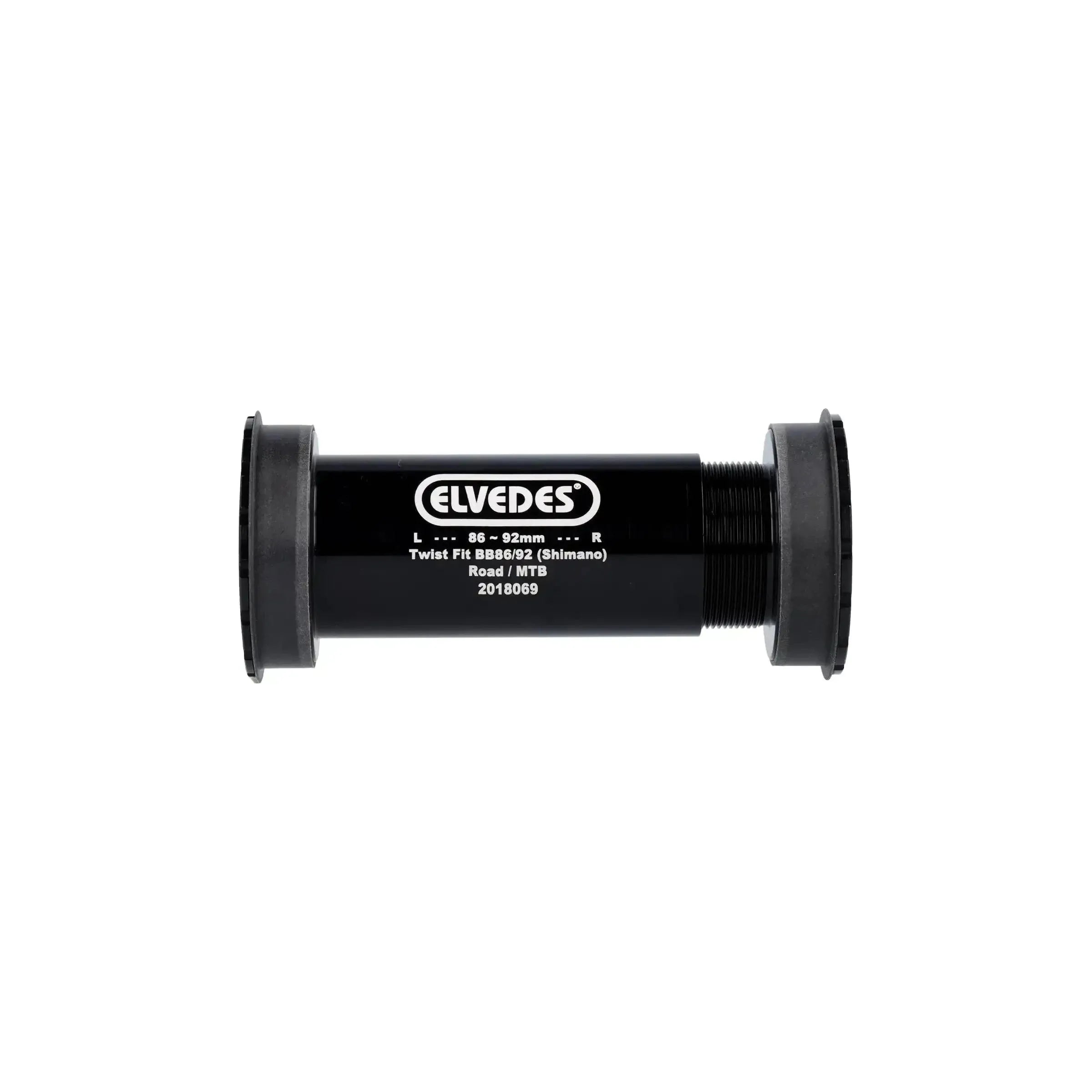 Elvedes Trapas Cupset Twistfit Shimano BB86/92 - Zwart - Le Coq Wielerartikelen
