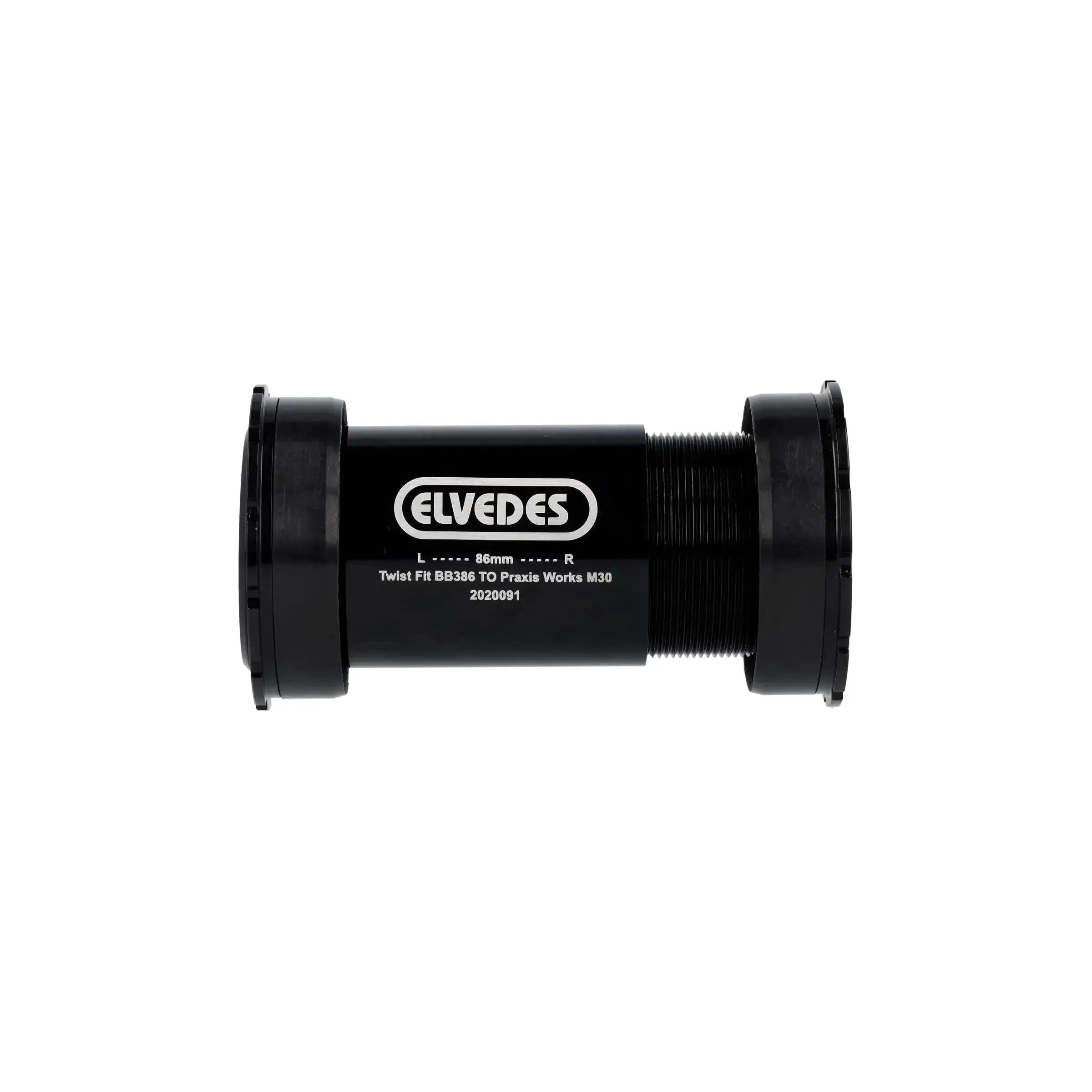 Elvedes Trapas Cupset Twistfit Praxis BB386 - Zwart - Le Coq Wielerartikelen