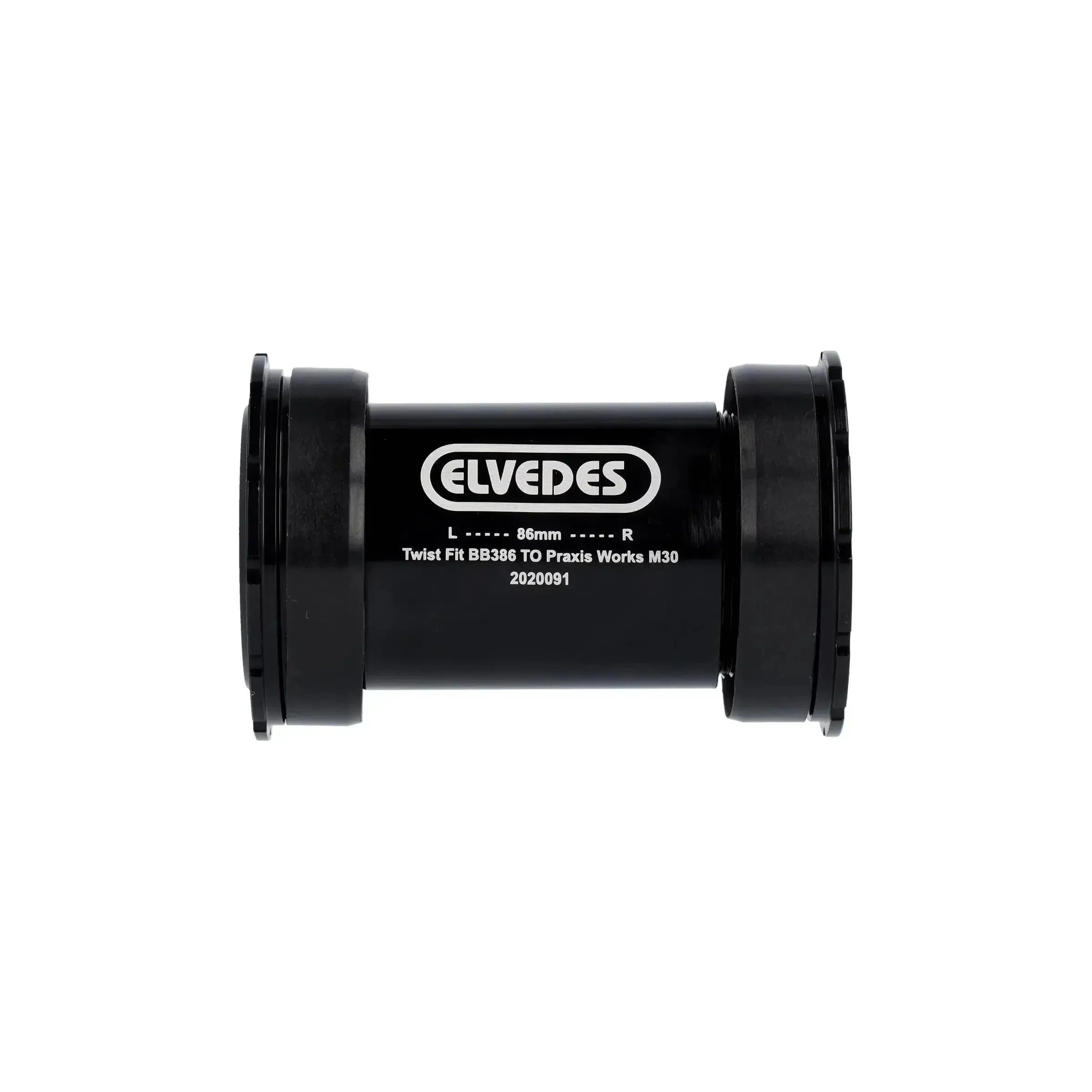 Elvedes Trapas Cupset Twistfit Praxis BB386 - Zwart - Le Coq Wielerartikelen