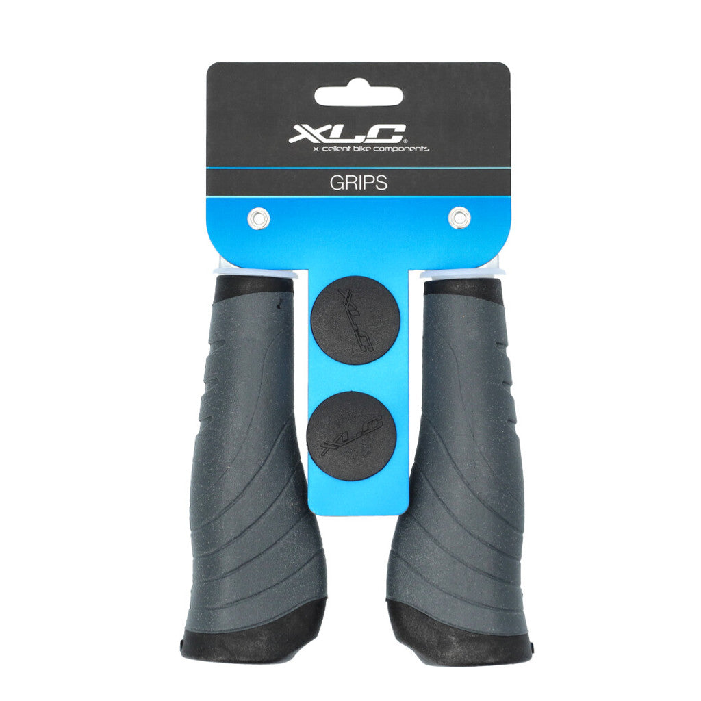 Xlc Handvat Ergo Gr-S04 135Mm Zwart/Grijs Per Stel - Le Coq Wielerartikelen