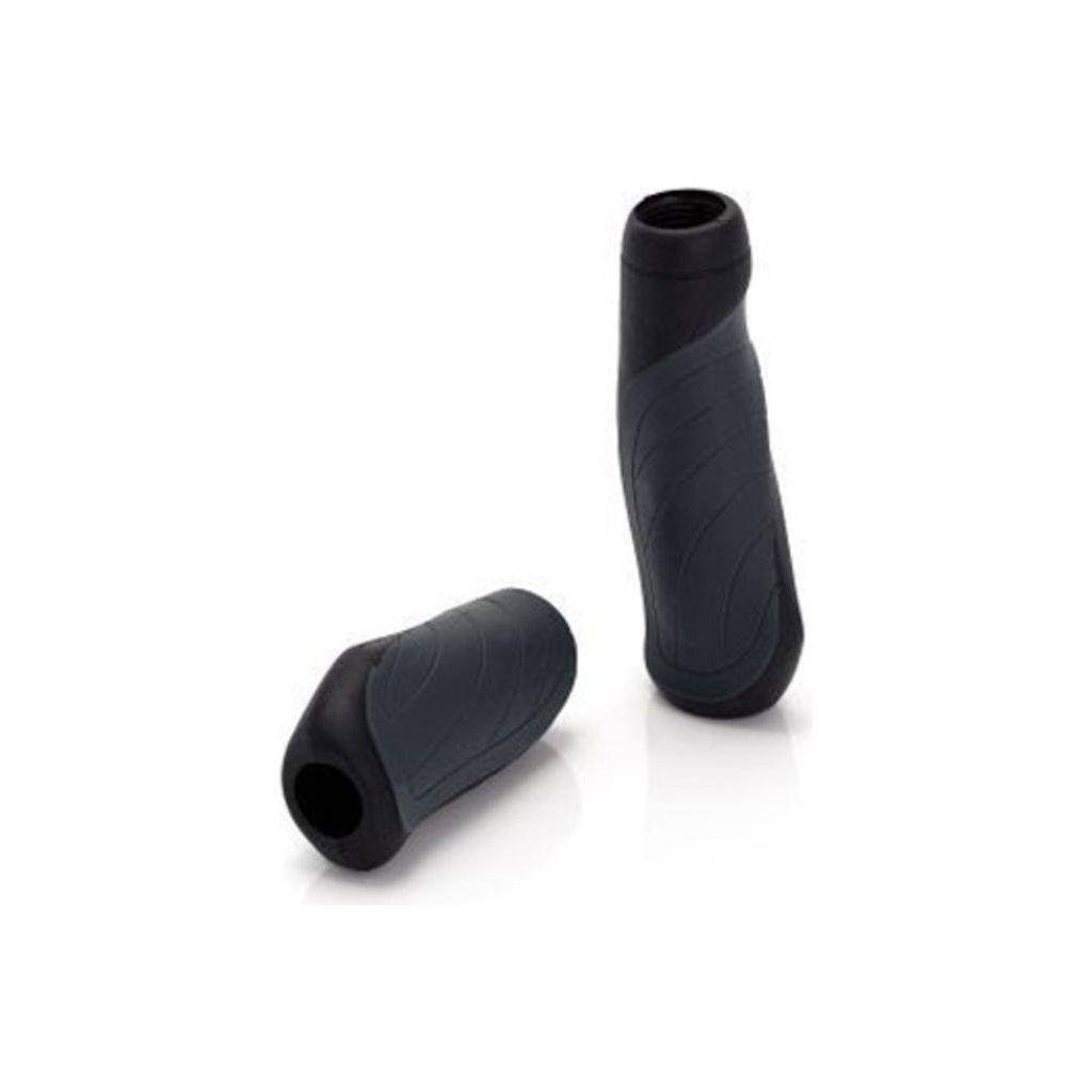 Xlc Handvat Ergo Gr-G04 135/92Mm Zwart/Grijs Per Stel - Le Coq Wielerartikelen