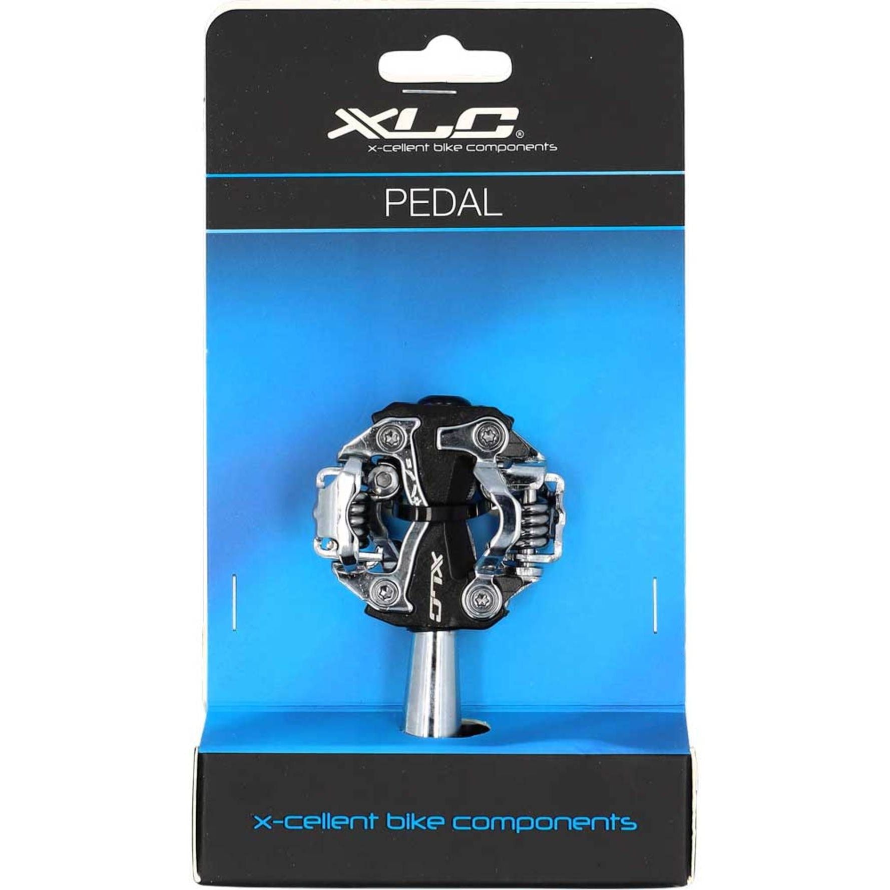 XLC Pedal ATB Spd Doppel-Aluminium Schwarz/Silber Set PDS15