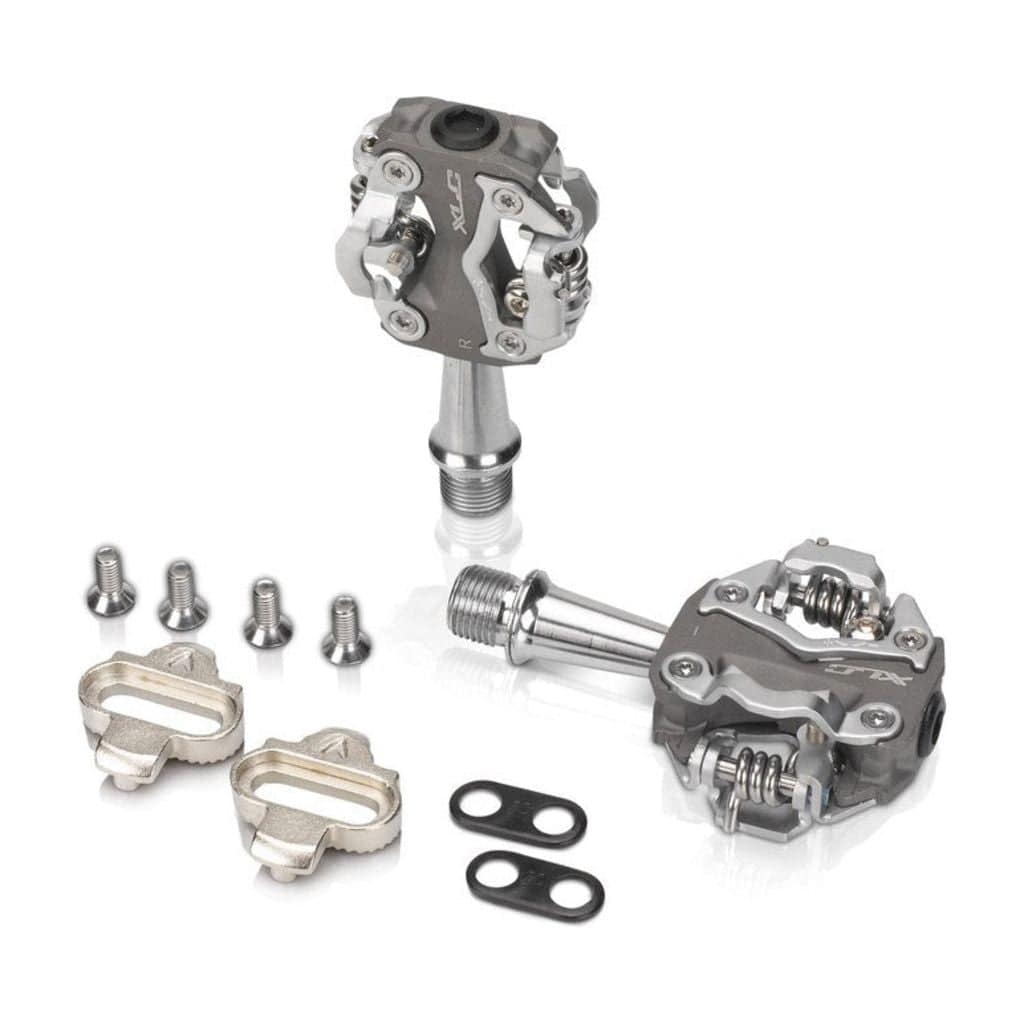 Pedaal Xlc Atb Pd-S15 9/16" Spd Grijs/Zilver Per Stel - Le Coq Wielerartikelen