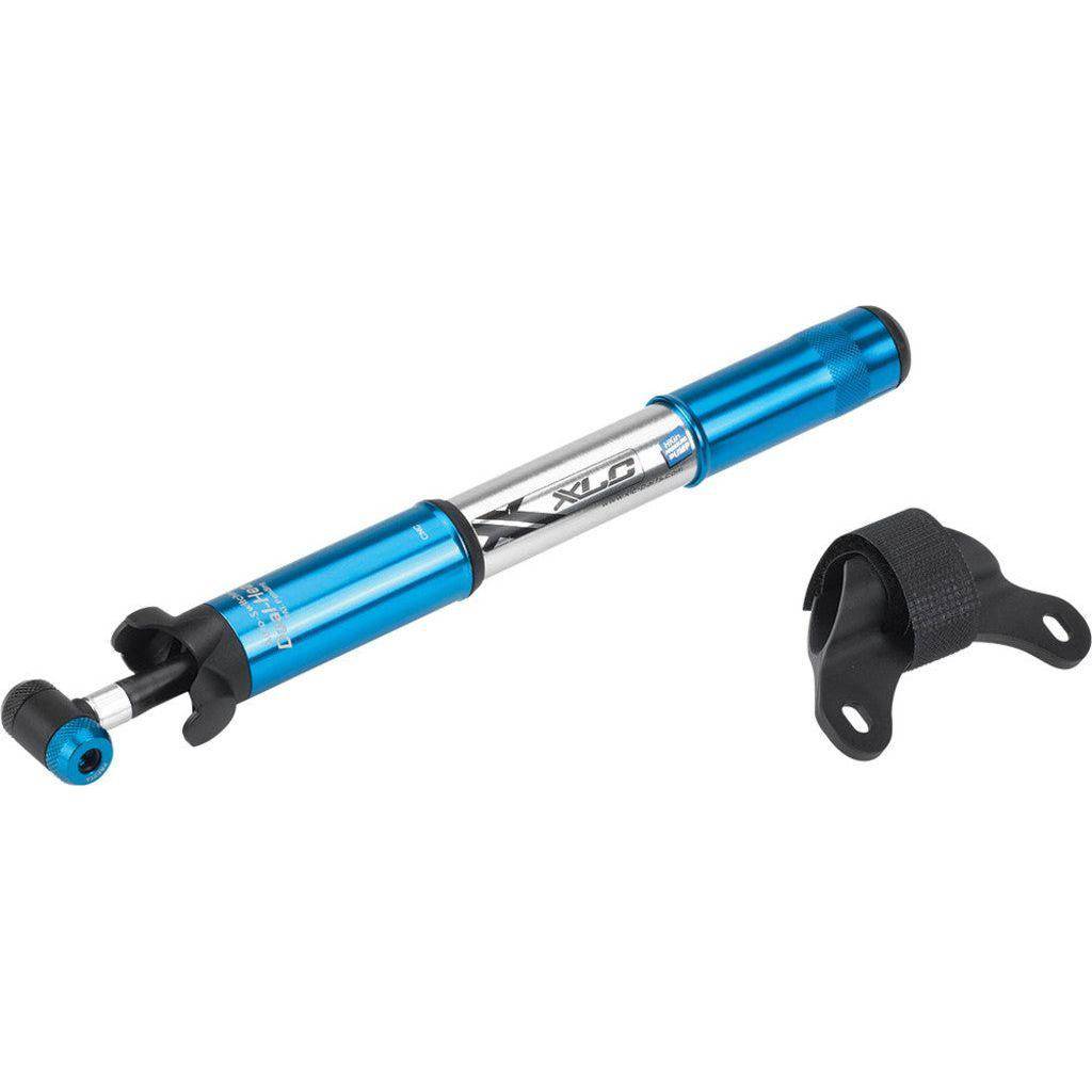 Xlc Pomp Hand Mini Atb Alm 220Mm Blauw/Silver - Le Coq Wielerartikelen