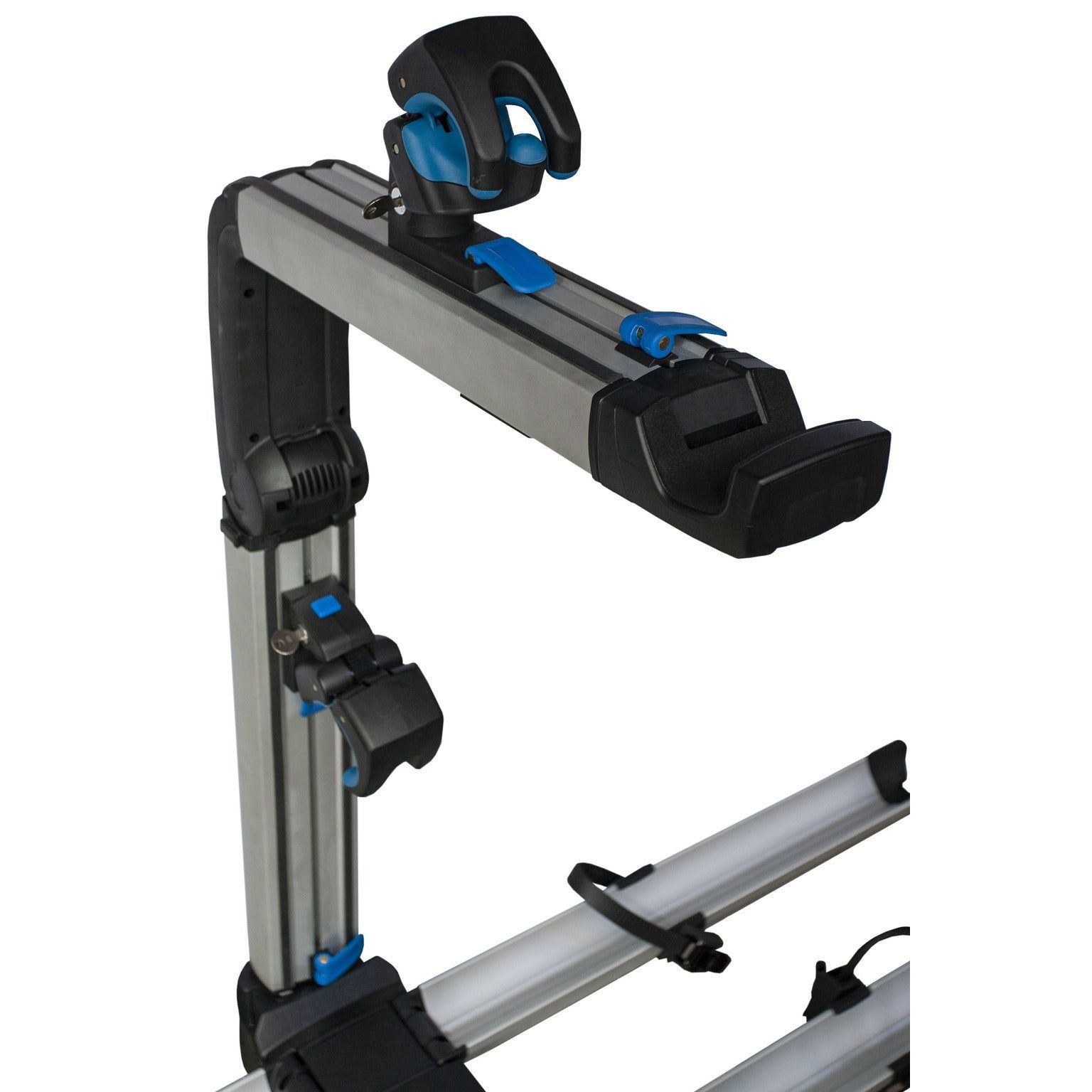 XLC Fietsendrager Almada Work-E VC-C07 2 Fietsen 7/13-polig Opklapbaar Led Kantelbaar Zwart/Zilver - Le Coq Wielerartikelen