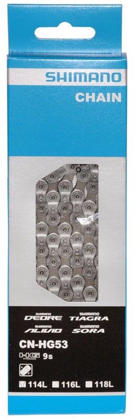 Shimano HG53 Ketting 9 Speed 116 Schakels
