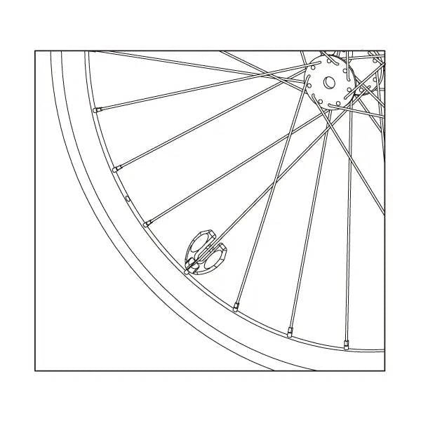 Roestvrijstalen Icetoolz Spaaknippelsleutel 08C5 Ergo voor fiets-spaakgereedschap, ligt comfortabel in de hand