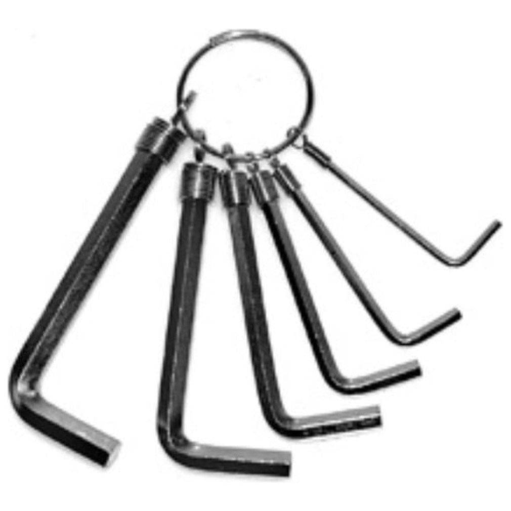 Inbussleutelset 2/3/4/5/6/7Mm - Le Coq Wielerartikelen