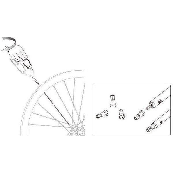 Verdraaibare Spaaknippelspanner Icetoolz 12S5 Voor Hoge Velgen - Le Coq Wielerartikelen