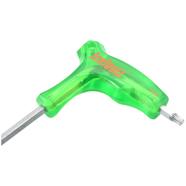Icetoolz Twinhead Torx T25 inbussleutel met handvat, gemaakt van staal, geschikt voor precisiewerk en stevige bevestigingen.