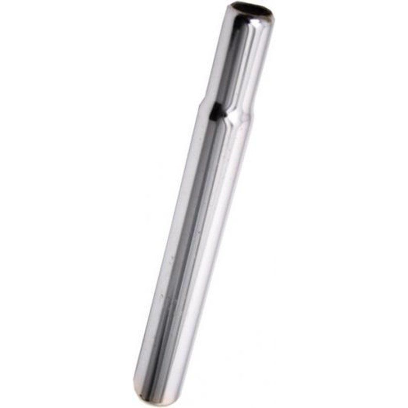Vinty zadelpen kaars 350 mm in chroom, stevige en stijlvolle fietsaccessoire voor comfortabele ritten.