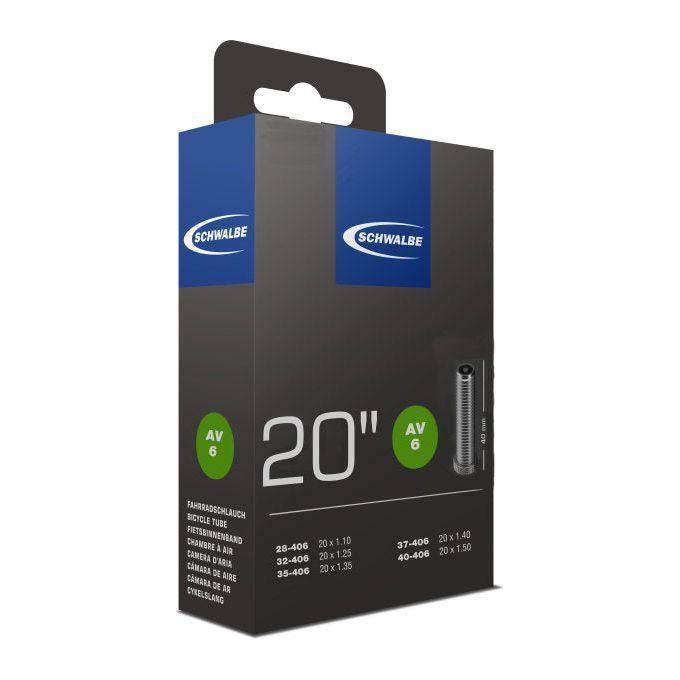 Schwalbe Binnenband Av6 20" / 28/40-406 - 40Mm Ventiel - Le Coq Wielerartikelen