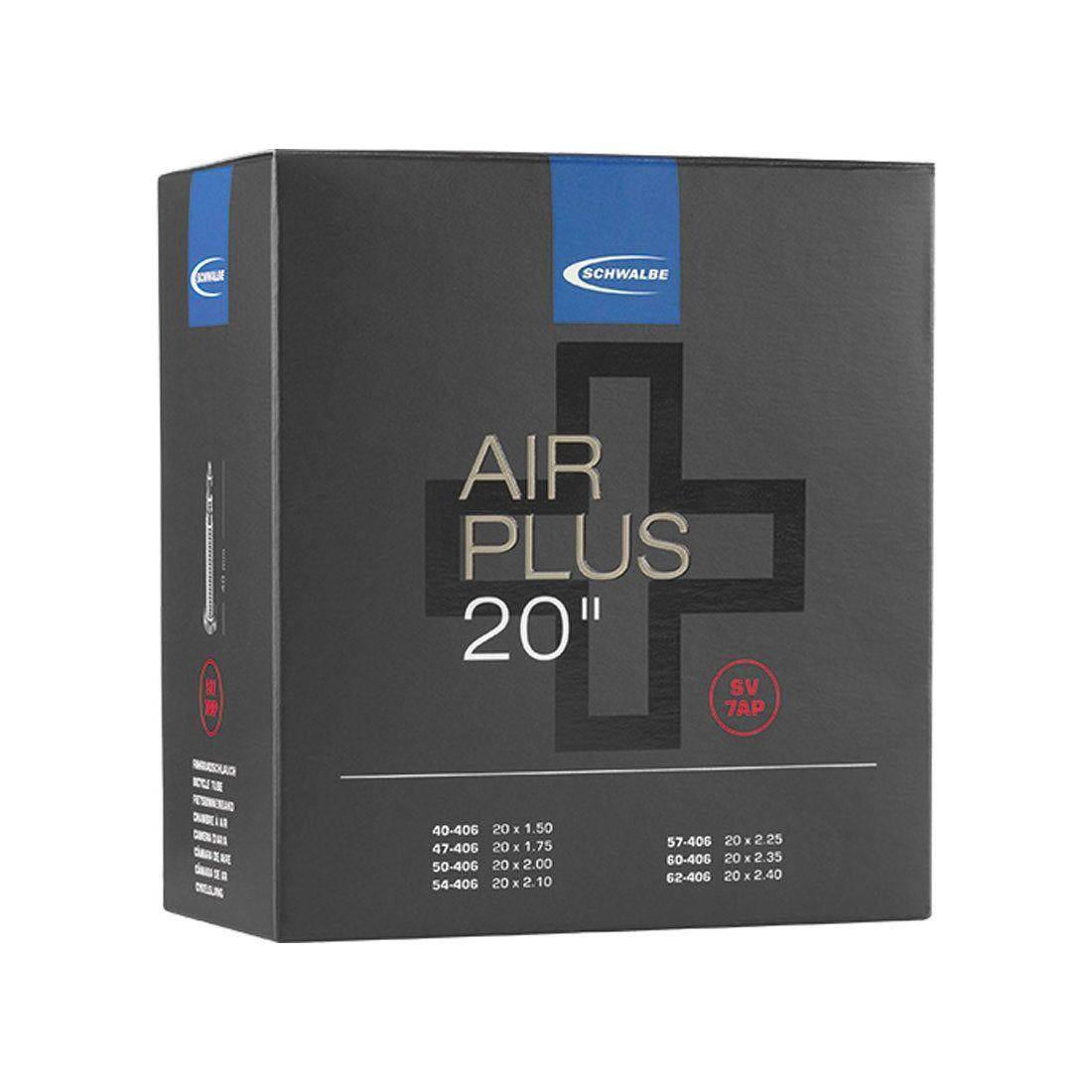 Schwalbe Binnenband Air Plus Sv7Ap 20" / 40/62-406 - 40Mm Ventiel - Le Coq Wielerartikelen
