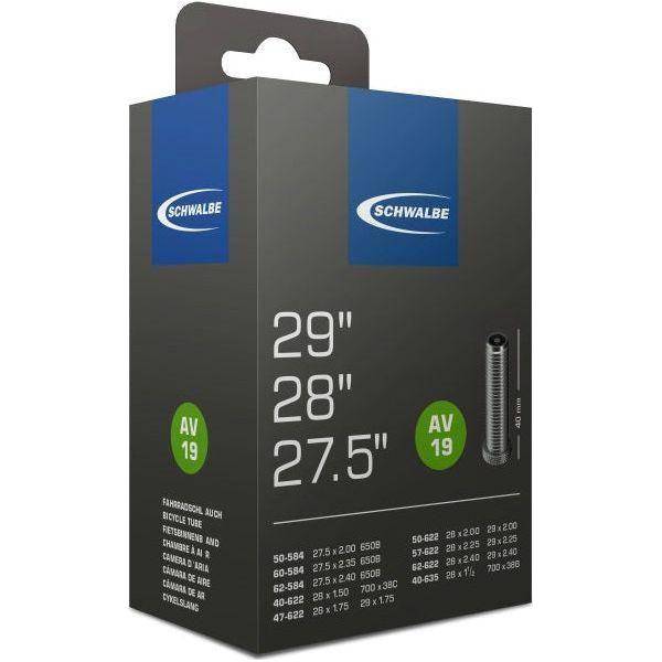 Schwalbe Binnenband Av19 28/29" + 27.5" / 40/62-584/635 - 40Mm Ventiel - Le Coq Wielerartikelen