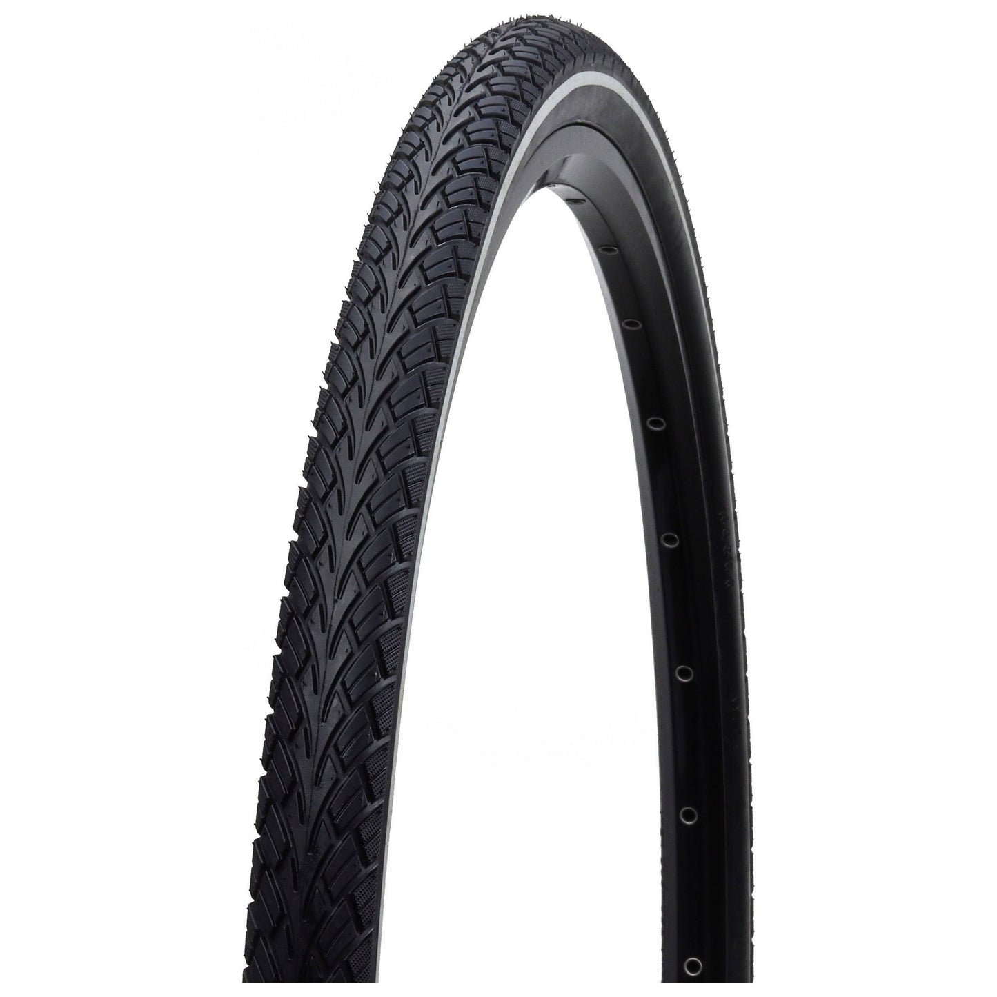 Edge Buitenband Street 24 X 1.75" / 47-507Mm - Zwart Met Reflectie - Le Coq Wielerartikelen
