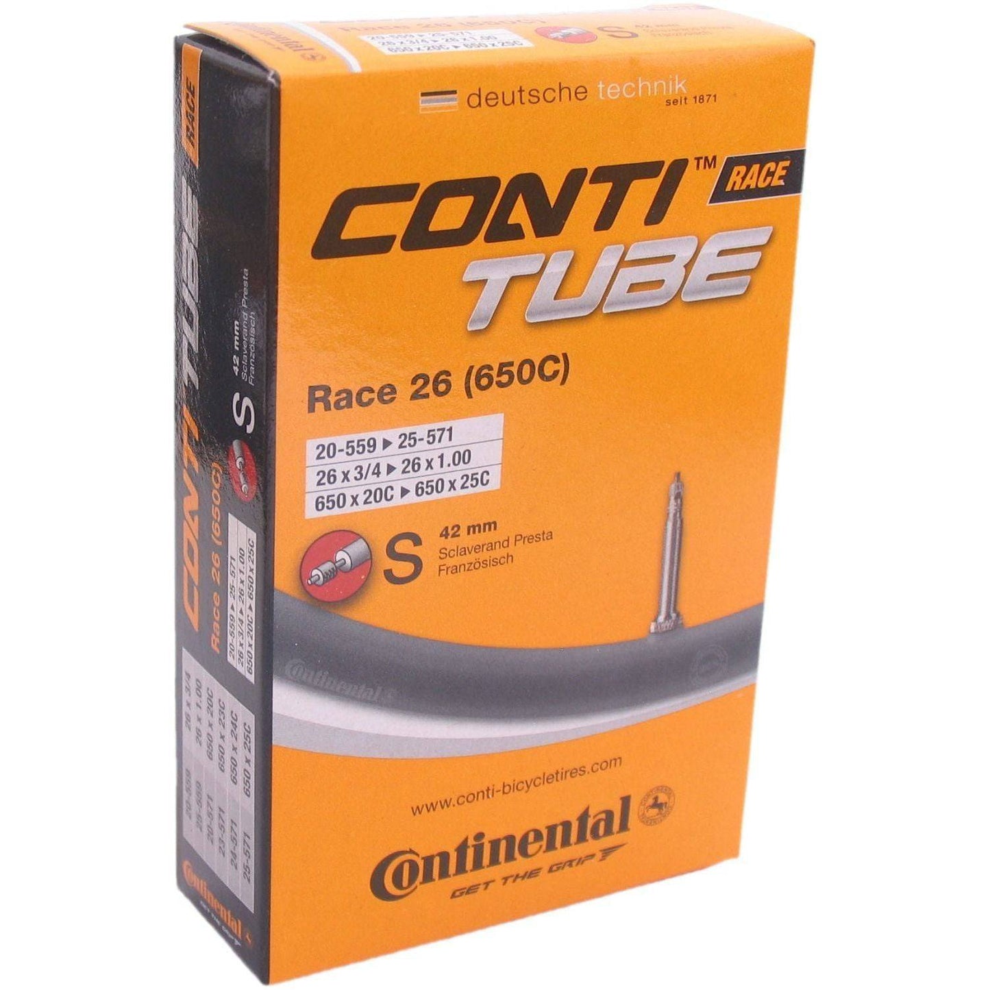 Continental Binnenband 26/27.5" Race - 20-571 -> 25-599 - Sv42Mm Ventiel - Le Coq Wielerartikelen