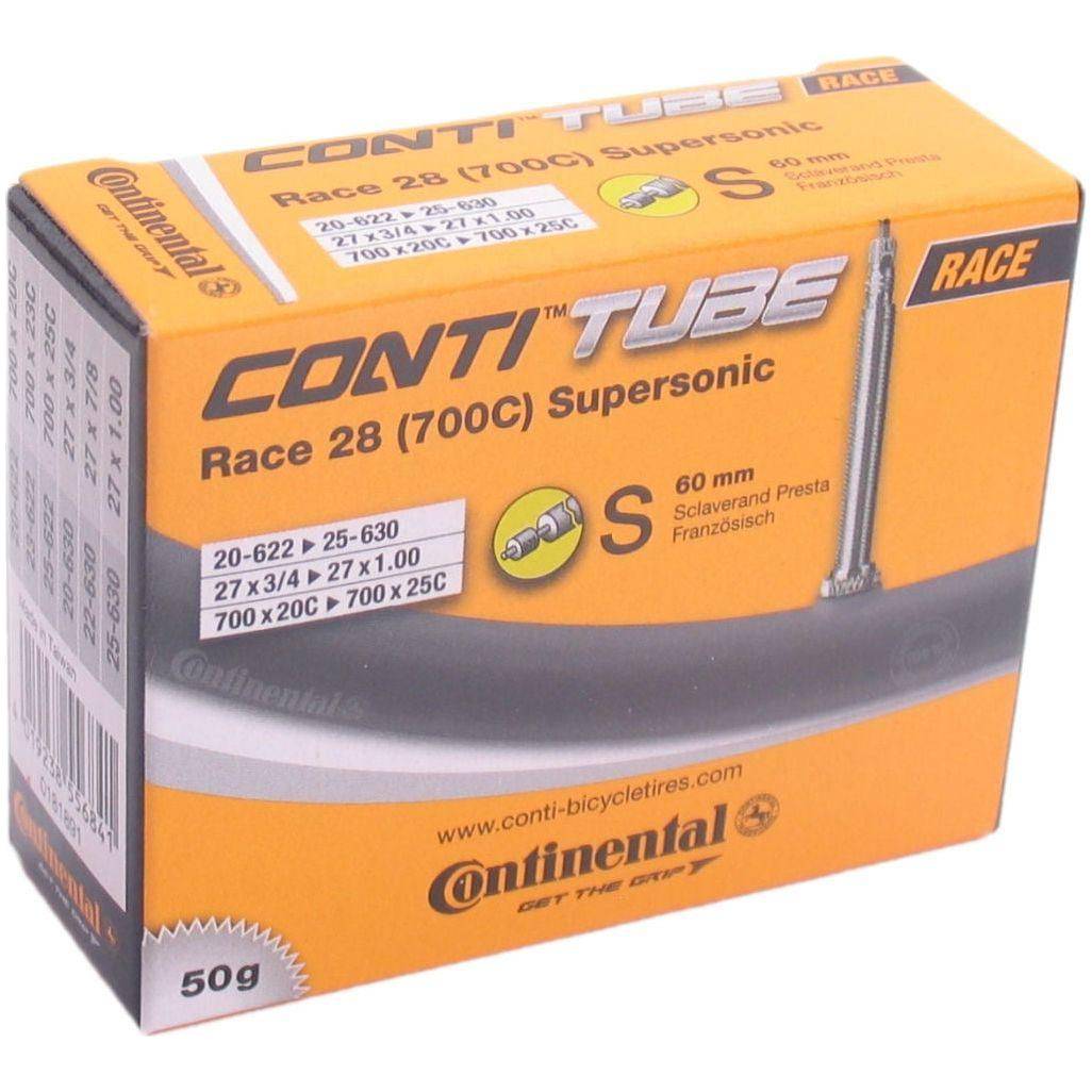 Continental Binnenband 28" Race Supersonic 18-622 -> 25-630 - Sv60Mm Ventiel - Le Coq Wielerartikelen