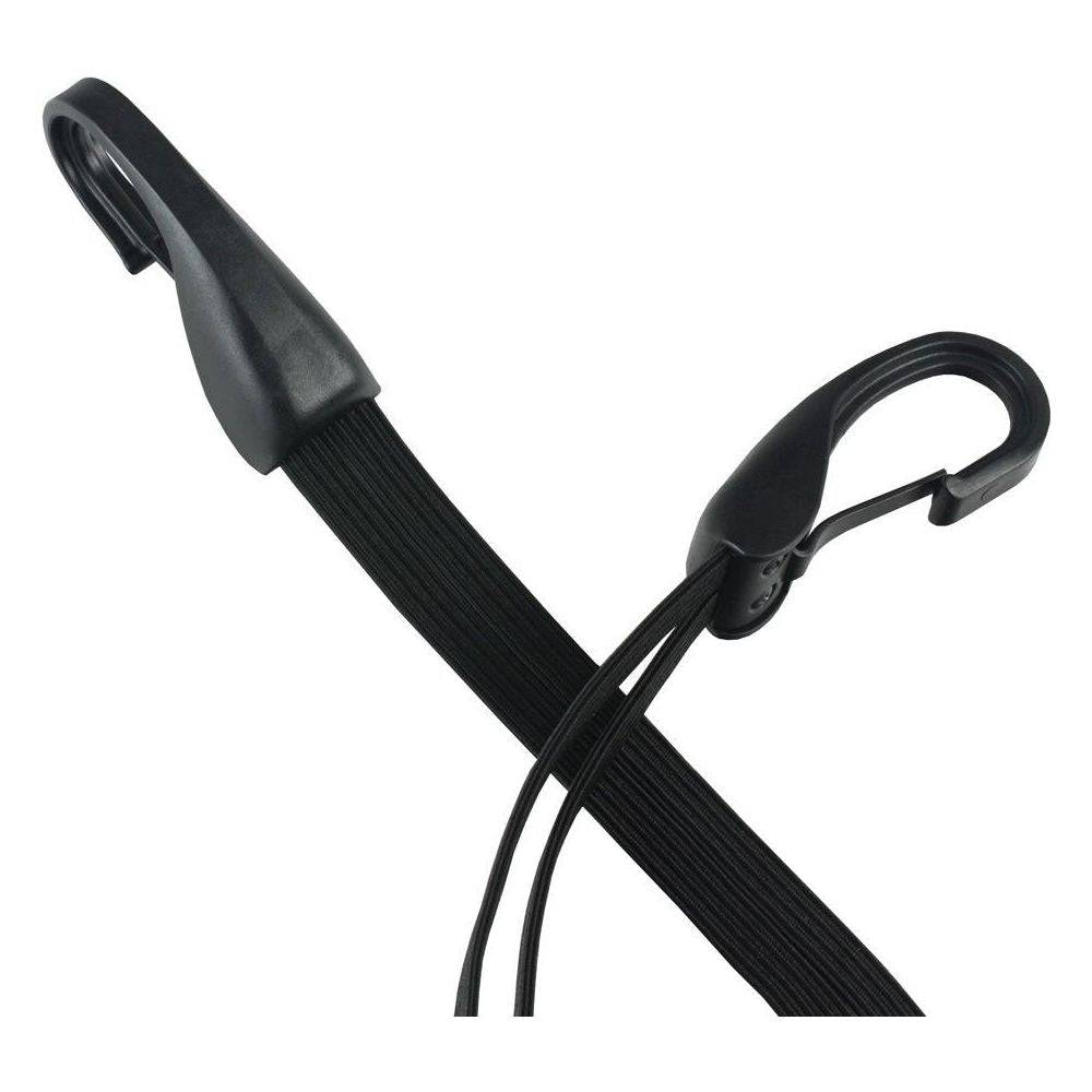 Snelbinder Duo Widek Met 2 Binders En Grote Veiligheidshaak - 57 Cm - Zwart - Le Coq Wielerartikelen
