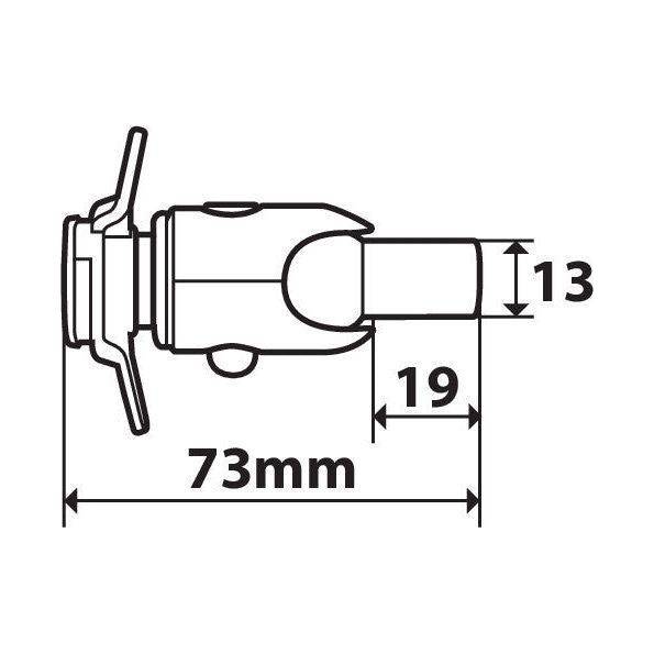 Lampa Opti-Screw Duolock M8 Boutmontage - Le Coq Wielerartikelen