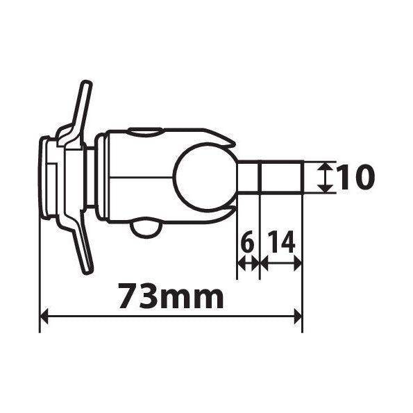 Lampa Opti-Screw Duolock M6 Boutmontage - Le Coq Wielerartikelen