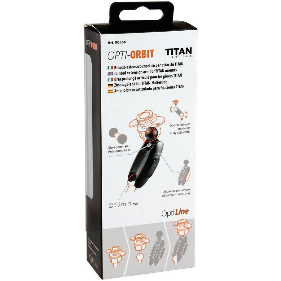 Lampa Opti-Orbit Verlengingsarm Met Rubberen Kogels - Le Coq Wielerartikelen