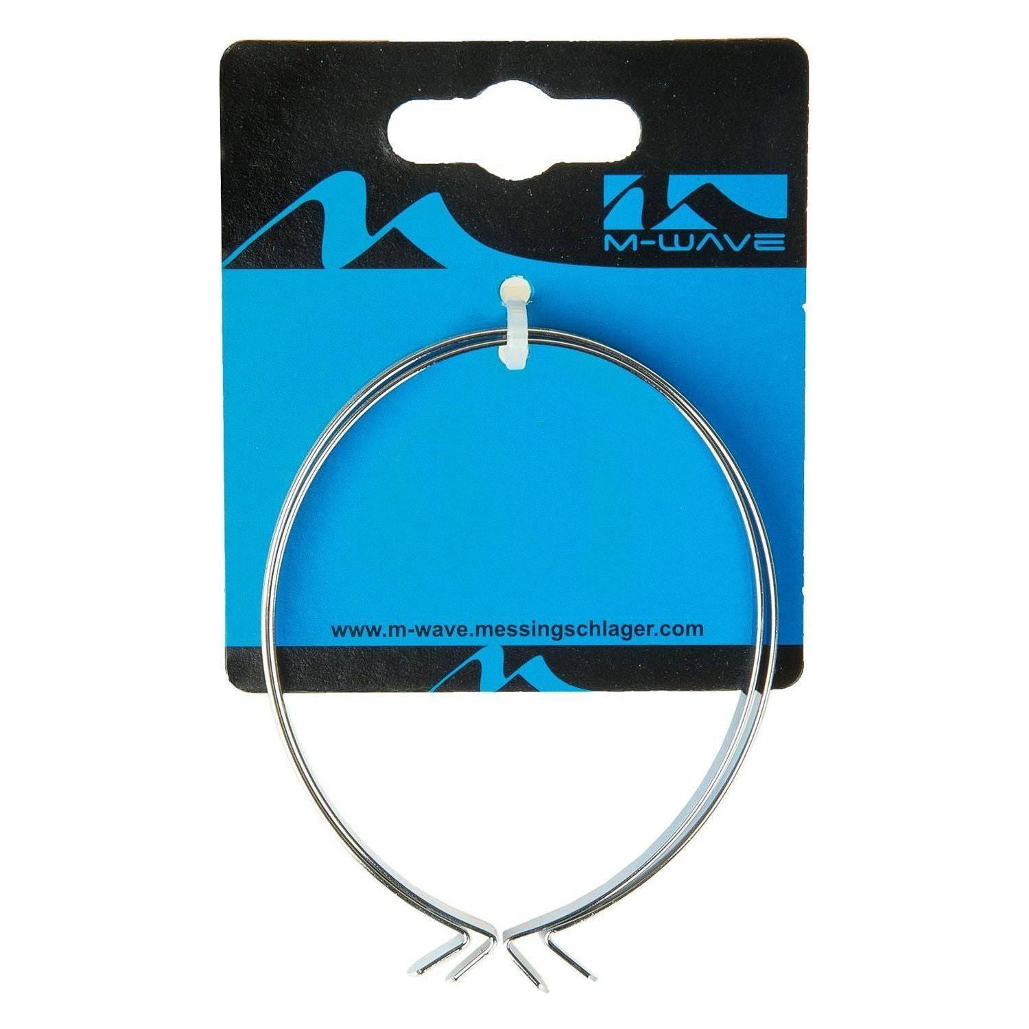 Broekklem Chroom Met Reflectie (Per Set) - Le Coq Wielerartikelen