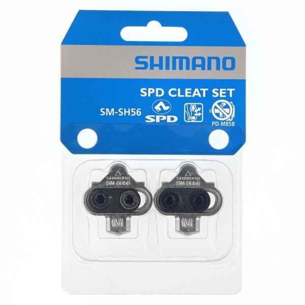 SHIMANO SM-SH51 Schoenplaatjesset Voor Enkelvoudige Uitklikmethode (paar) Zonder Plaatjesmoer - Le Coq Wielerartikelen